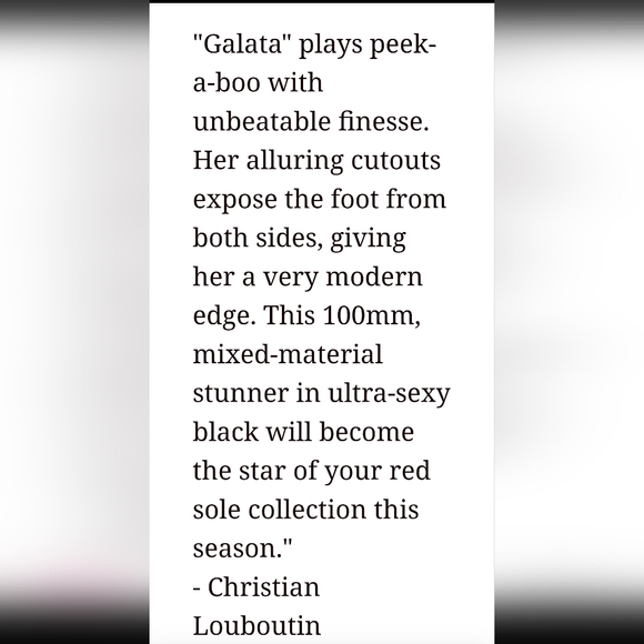 CHRISTIAN LOUBOUTIN Galata Heels 38 1/2 US 8 1/2 - Picture 8 of 12